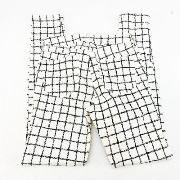 Armani Exchange Super Skinny Plaid Patterned Denim Jeans Size 26 - Picture 7 of 8